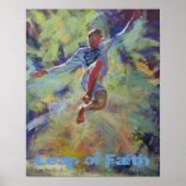 Leap of Faithポスタやる気を起こさせるー ポスター (正面)