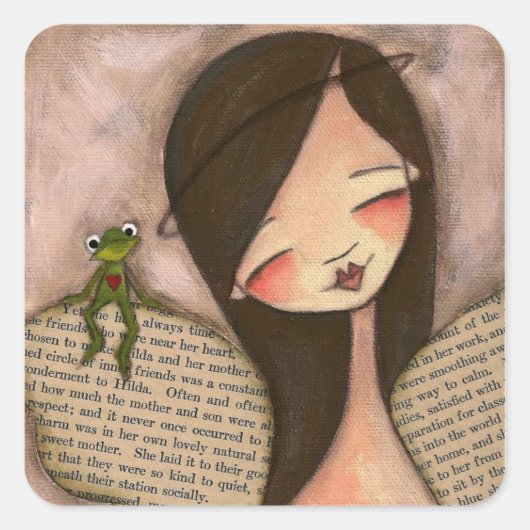 Leap of Faith (Brunette) – シール (正面)