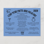 Leap Year  Postcard  Postcrossing card ポストカード (正面)