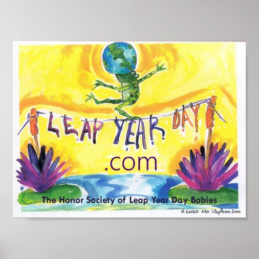 Leap Year Value Poster Paper (Matte) ポスター (正面)