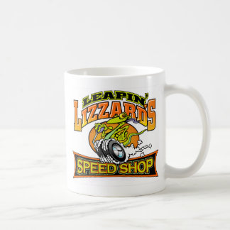 Leapin Lizzardの速度の店 コーヒーマグカップ