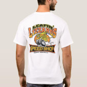 Leapin Lizzardの速度の店 Tシャツ (裏面)