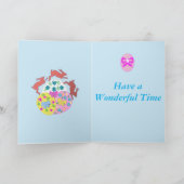 Leaping Hares editable Easter シーズンカード (内部)