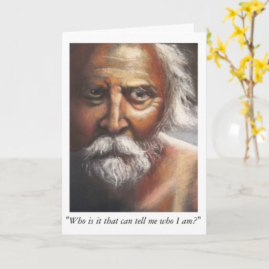 Lear王の挨拶状 カード (黄色い花)