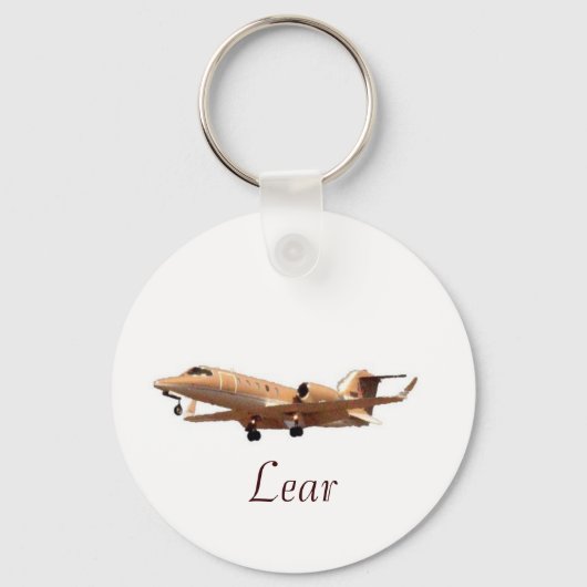 Lear Jet at LAX CLEAN, Lear キーホルダー (正面)