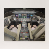 Lear Jet Cockpit ジグソーパズル (横)