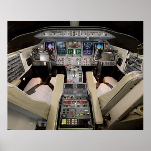 Lear Jet Cockpit ポスター (正面)