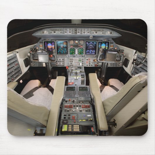 Lear Jet Cockpit マウスパッド (正面)
