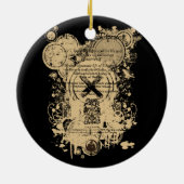 Lear Quarto Front Pieceシェークスピア王 セラミックオーナメント (裏面)