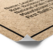 Learjet 23 – 飛行機の設計図スケッチ計画SD ポスター (角)