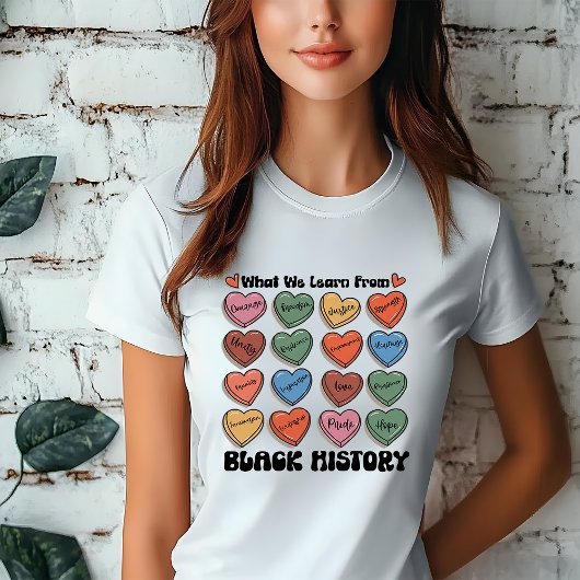 Learn from Black History T-Shirt トライブレンドＴシャツ