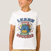 Learn Play Grow Succeed - 新学期 Tシャツ (正面)
