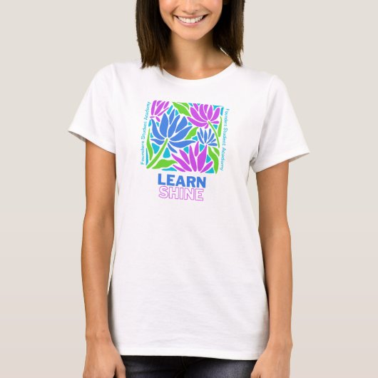 Learn Shine Back To School Teacher Tシャツ (正面)