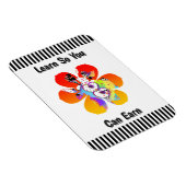 Learn So You Can Earn Hearts Flowers Refrigerator  マグネット (右側)