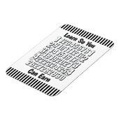 Learn So You Can Earn Numbers Refrigerator  マグネット (左側)