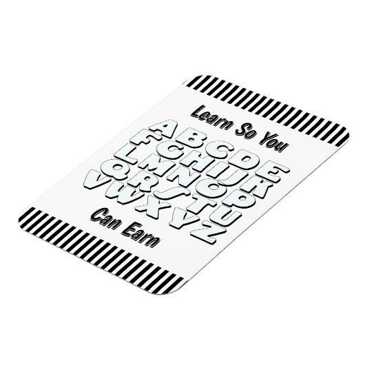 Learn So You Can Earn Refrigerator  マグネット (左側)