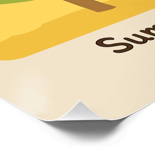  Learn the Four Seasons – Cute Educational Poster  ポスター (コーナー)