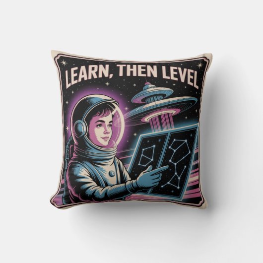 Learn, Then Level クッション (正面)