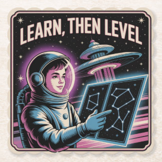 Learn, Then Level ペーパーコースター