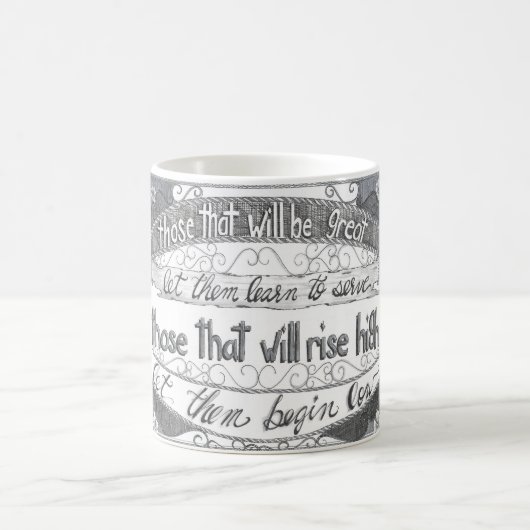 Learn to Serve コーヒーマグカップ (中央)