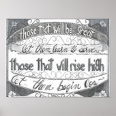 Learn to Serve ポスター (正面)