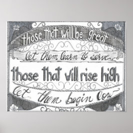 Learn to Serve ポスター