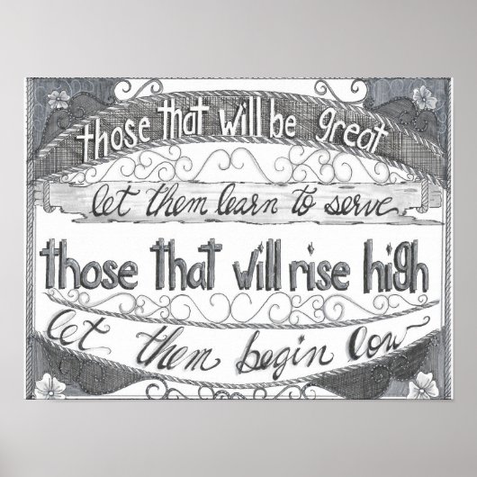 Learn to Serve ポスター (正面)