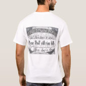 Learn to Serve Tシャツ (裏面)