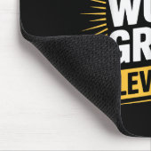 Learn Work Grow Level Up Motivational Growth Insra マウスパッド (コーナー)