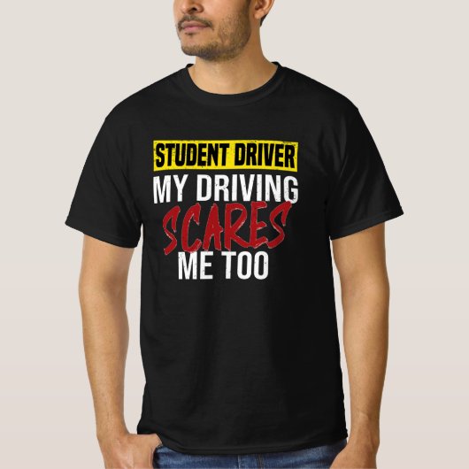 Learner Driving School Driving License Novice Tシャツ (正面)