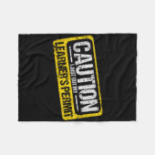 Learner's Permit New Driver Shirt Caution Just Got フリースブランケット (正面(横))