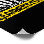 Learner's Permit New Driver Shirt Caution Just Got ポスター (角)