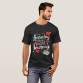 Learning is a heart's journey tシャツ (正面フル)