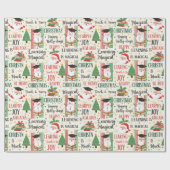 "Learning is Magical" Christmas ラッピングペーパー (フラット)