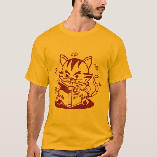 Learning Kitten (Lineal) Tシャツ (正面)