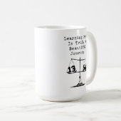 Learning Math Beautiful Journey Educator コーヒーマグカップ (正面右)