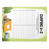 Learning Nature Camping A–Z Educational Game ノートパッド (正面)