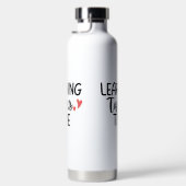 'Learning Takes Time' Teacher Appreciation Gift ウォーターボトル (右面)
