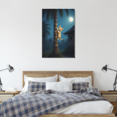 Learning to Climb – Cute Cat Moment キャンバスプリント (インサイチュ (寝室))