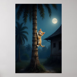 Learning to Climb – Cute Cat Moment ポスター