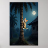 Learning to Climb – Cute Cat Moment ポスター (正面)