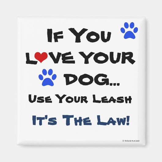 Leashマグネットを使用する マグネット (正面)