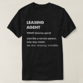 Leasing Agent  Tシャツ (デザイン正面)