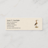 Least Bittern (Ixobrychus exilis) New York Birds スキニー名刺 (裏面)