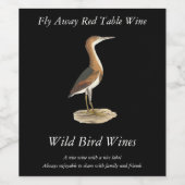 Least Bittern (Ixobrychus exilis) New York Birds ワインラベル (シングルラベル)