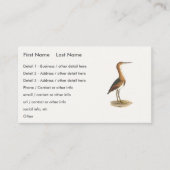 Least Bittern (Ixobrychus exilis) New York Birds 名刺 (正面)