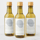 Leather Care Guide Slate Artisan 2x3 Custom Label ワインラベル (ボトル)