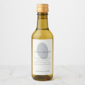 Leather Care Guide Slate Artisan 2x3 Custom Label ワインラベル (正面)