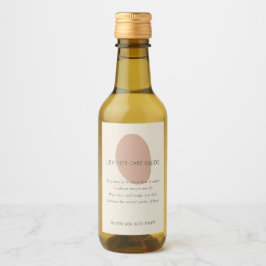 Leather Care Guide Terracotta Artisan Custom Label ワインラベル