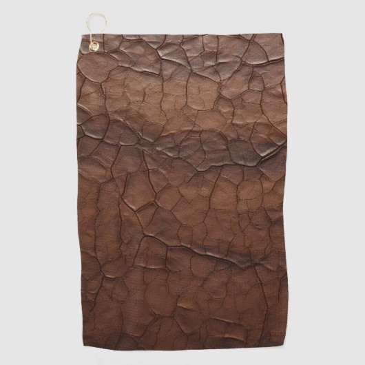 Leather-look ゴルフタオル (正面)